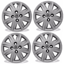 Jogo Calota 4 Pcs Aro 14 Vw Gol G5 1.6 Cubo Alto Grid 048ca