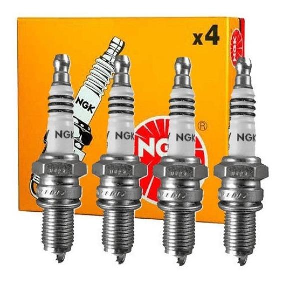 Jogo Vela De Ignição Vw Polo 1.0 16v 01/03 Ngk Bkur7etb-10