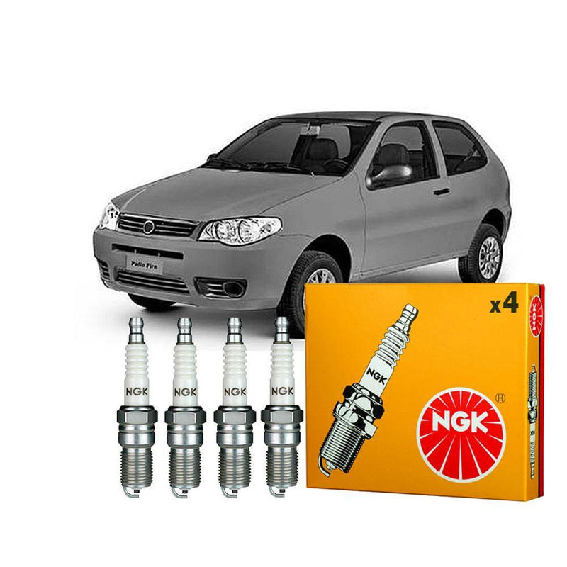 Jogo Vela De Ignição Fiat Palio/siena/strada 00/ Ngk Bkr5ekc