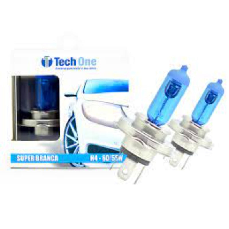 Lampada H4 12v 55w 8500k Kit Sup Branca T1sb55