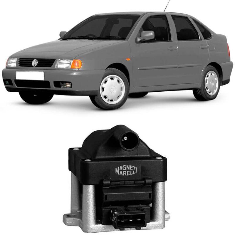 Bobina Igniçao Vw Polo Classic 96/ Magnetti Marelli  Bi0015mm