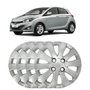 Jogo Calota 4 Pcs Aro 14 Hyundai Hb20 16/18 Cubo Baixo Grid 191cb