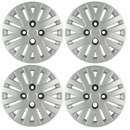 Jogo Calota 4 Pcs Aro 13 Vw Gol/saveiro 09/11 Cubo Alto Grid 082ca