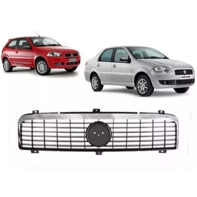 Grade Radiador Fiat Palio/siena 07/11 C/friso Crom Kj J60756