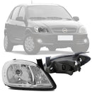 Farol Gm Celta/prisma 2007 A 2012 Ld Cromado Zeene Zn444998