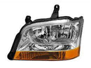 Farol Gm S10/ Gm Blazer 01/03 Le H7/ H1 Cromado / Ambar