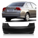 Parachoque Traseiro Honda Civic 01/03 Preto Honda0335