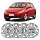 Jogo Calota 4 Pcs Aro 13 Vw Gol 12/13 Cubo Alto Grid 047ca