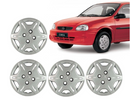 Jogo Calota 4 Pcs Aro 13 Gm Corsa Wind 00/04 Cubo Baixo Grid 004cb