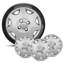 Jogo Calota 4 Pcs Aro 13 Gm Celta 06/11 Cubo Baixo Grid 118cb