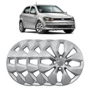 Jogo Calota 4 Pcs Aro 14 Vw Gol G5/g6 Cubo Baixo Grid 117cb