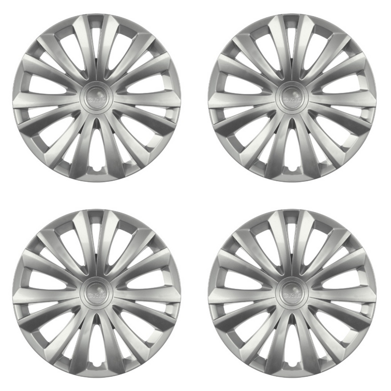 Jogo Calota 4 Pcs Aro 14 Citroen C3/c4 14/15 Aro Pressao Grid 136ar