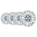 Jogo Calota 4 Pcs Aro 15 Vw Saveiro 17/18 Cubo Padrao Grid 248cp