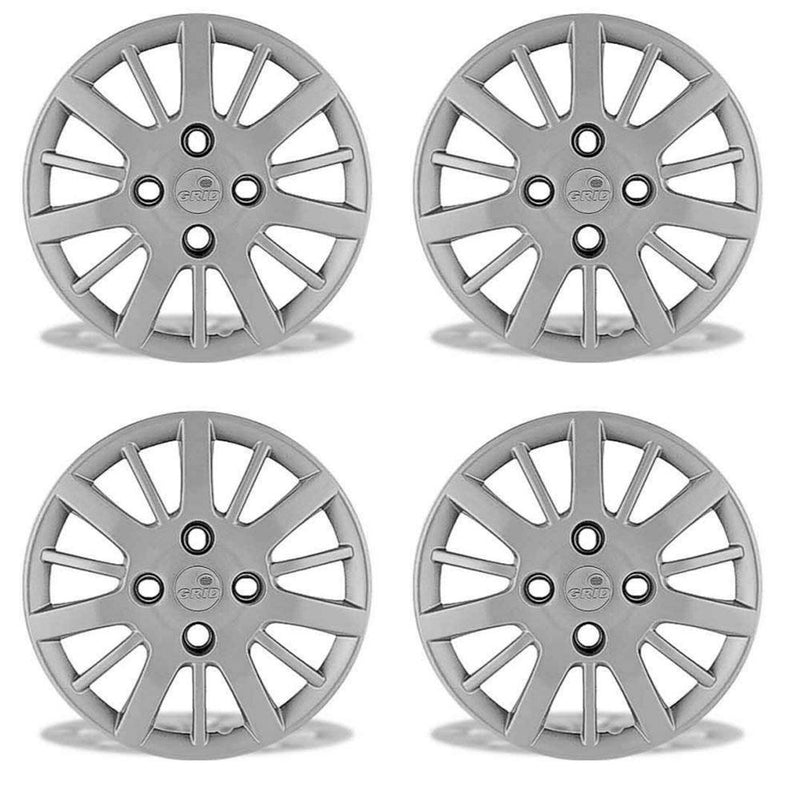 Jogo Calota 4 Pcs Aro 14 Fiat Palio/siena 09/10 Cubo Baixo Grid 073cb