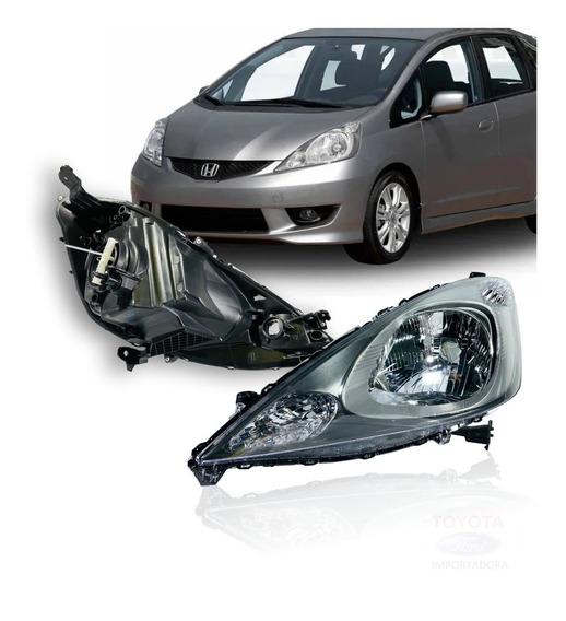 Farol Honda Fit 13/14 Le Masc.prata Tyc 045663 Bbs