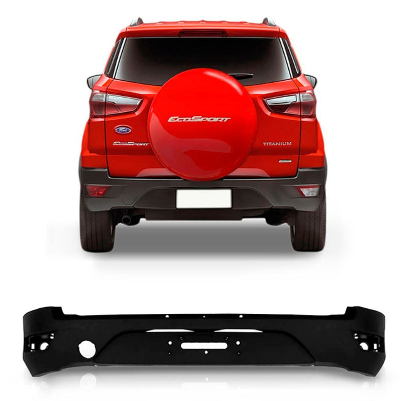 Parachoque Traseiro Ford Ecosport 13/ Preto 039484 Bbs