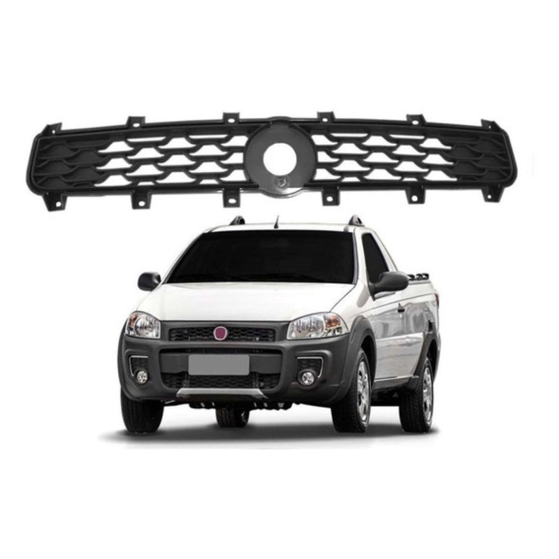 Grade Radiador Fiat Strada Working 14/ Preto Kj J60648