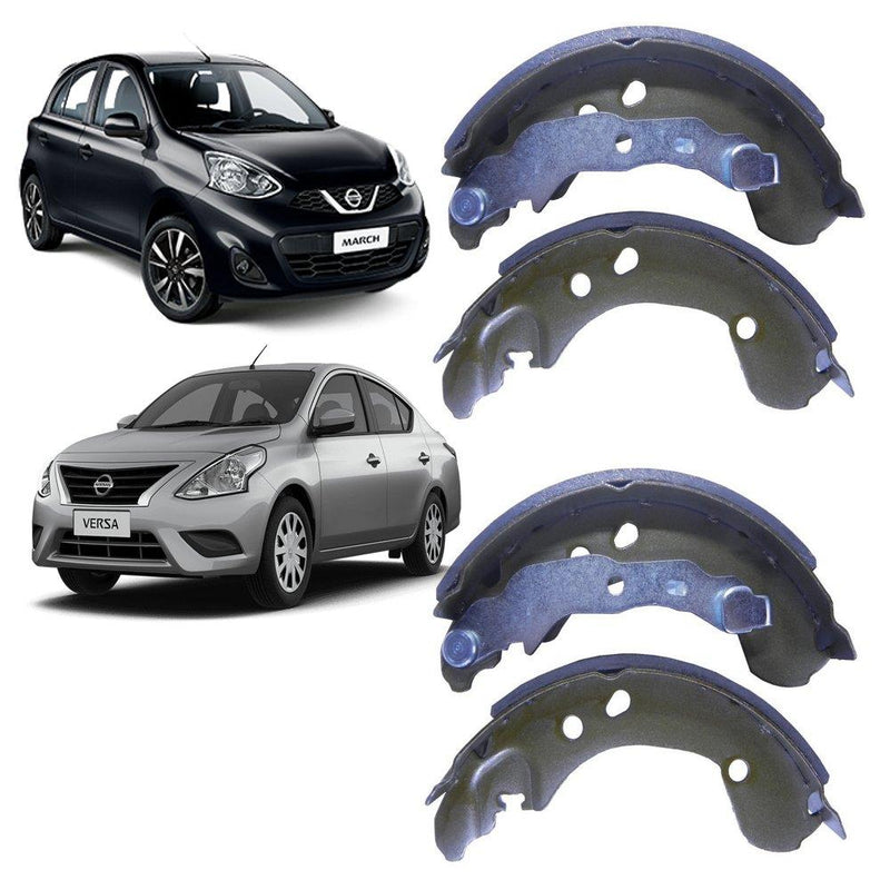 Sapata Freio Nissan March/versa 1.0/1.6 12/ Ni441cpa