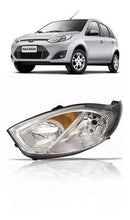 Farol Ford Fiesta 11/ Le Cromado Pisca Cristal Mg10063l