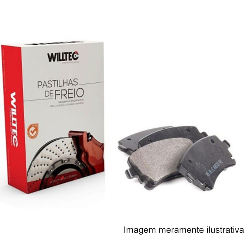 Pastilha Freio Dianteiro Vw Up! 1.0 12v 14/ Willtec Pw257