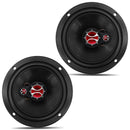 Par Alto Falante Triaxial 6 Polegadas 50w 01201