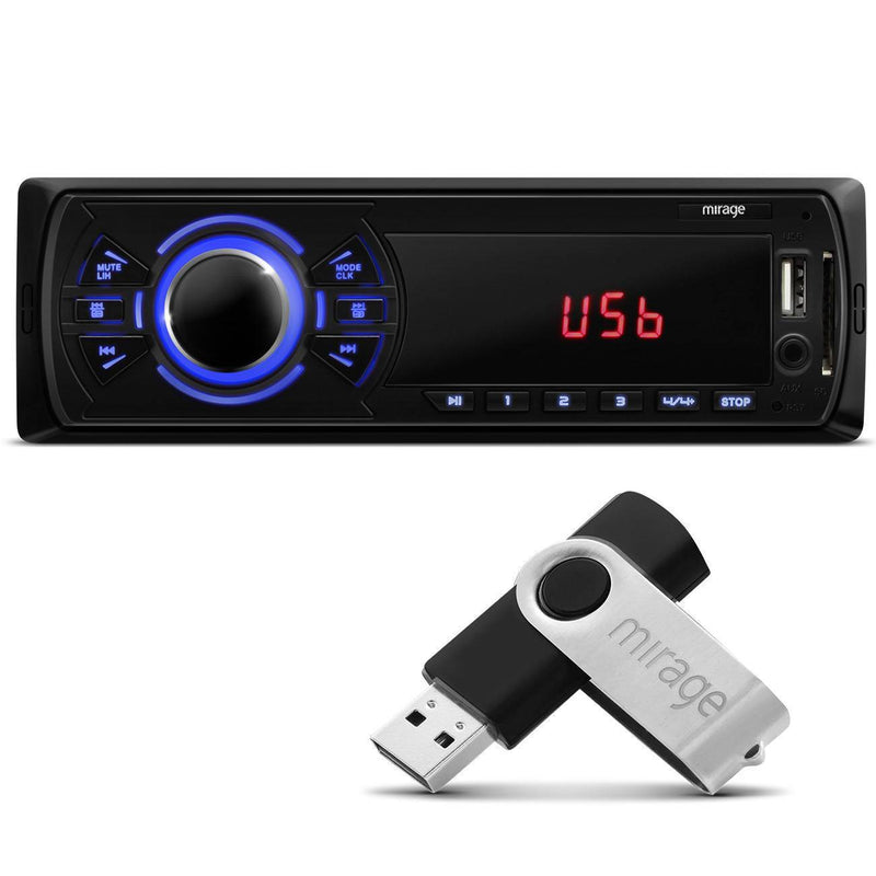 Radio Automotivo Fm/usb/sd/rca C/pendrive P3350