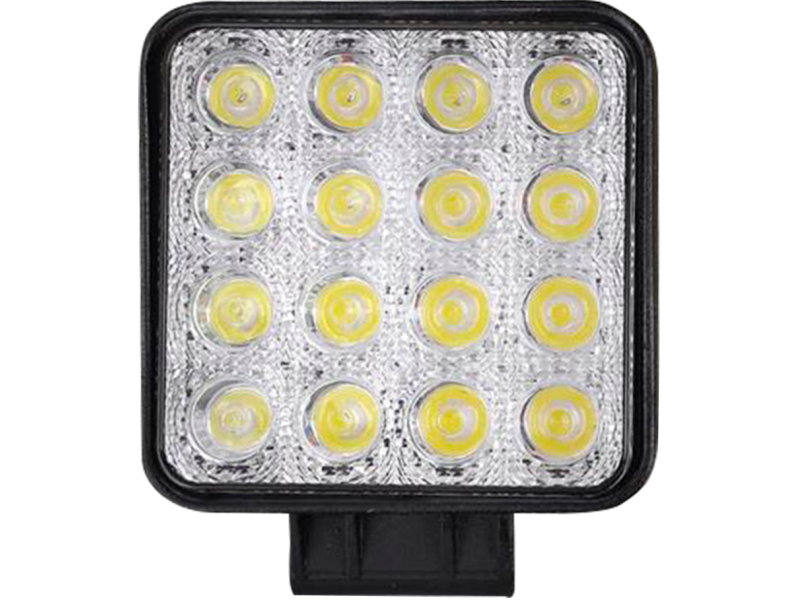 Farol Auxiliar Led Universal Quadrado C/suporte Tp6008