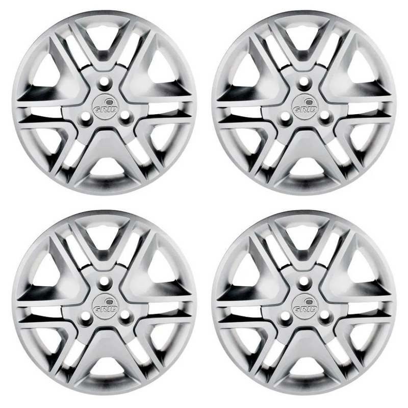 Jogo calota aro 14 renault kwid 18/20 grid 877cp