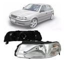 Farol Vw Gol G3 Le H4 Simples Crom.c / Chapeu Mg23018l