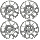 Jogo Calota 4 Pcs Aro 13 Fiat Uno Vivace 15/ Cubo Baixo Grid 222cb