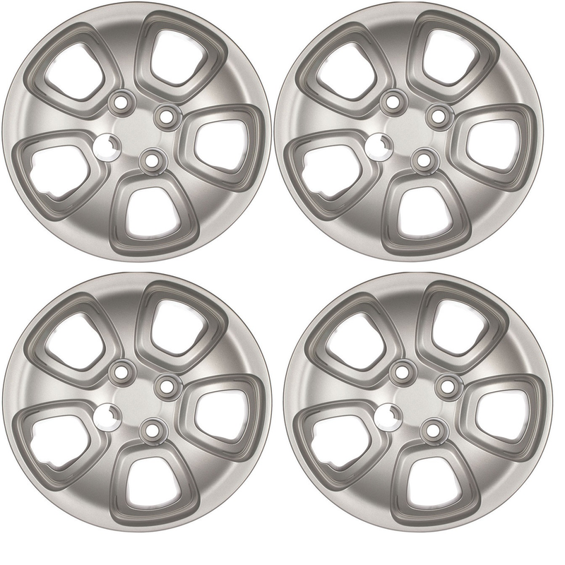 Jogo Calota 4 Pcs Aro 14 Fiat Fiorino 14/ Cubo Alto Grid 210ca