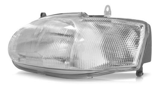 Farol Ford Escort 97/02 Ld Carcaça Cinza Zeene Zn14141234