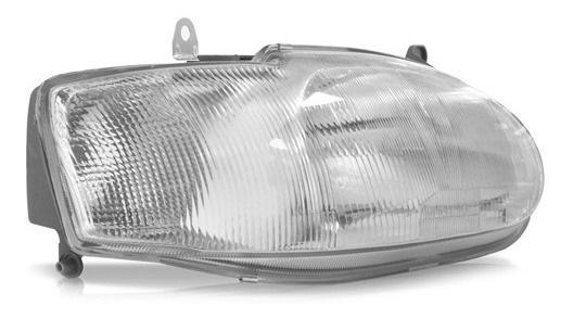 Farol Ford Escort 97/02le Carcaça Cinza Zeene Zn14141233