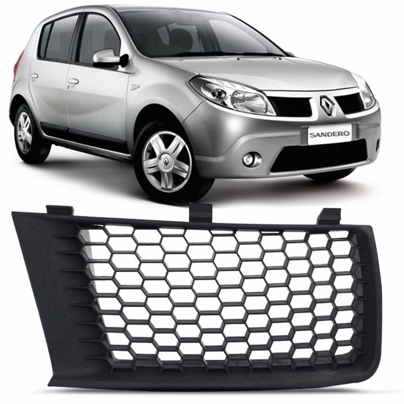 Grade Radiador Renault Sandero 09/11 Ld Preto Blawer 8726