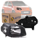 Farol Fiat Uno 2011 A 2014 Direito Mascara Negra  160768