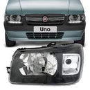 Farol Uno 04/10 Le Mascara Negra/pisca Cromado Fiat0702le