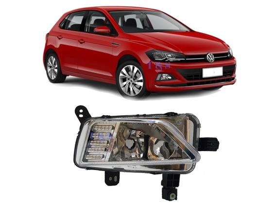 Farol Auxiliar Vw Polo/virtus 17/ Ld Cromado S/led 056561bbs