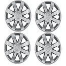 Jogo Calota 4 Pcs Aro 15 Sandero/logan 14/15 Aro Pressao Grid 875ar