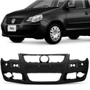 Parachoque Dianteiro Vw Polo 07/11 Preto Liso Dts 6123