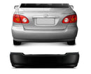 Parachoque Traseiro Toyota Corolla 02/04 Preto Liso 02/2154