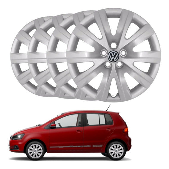 Jogo Calota 4pcs Aro 15 Fox/spacefox 13/14 Grid