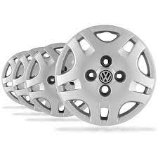 Jogo Calota 4 Pcs Aro 13 Vw Gol 10/11 Cubo Alto Grid 021ca