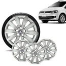 Jogo Calota 4 Pcs Aro 15 Vw Fox 15/ Cubo Padrao Grid 147cp