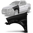 Paralama Fiat Strada Weekend 96/00 Le 4487