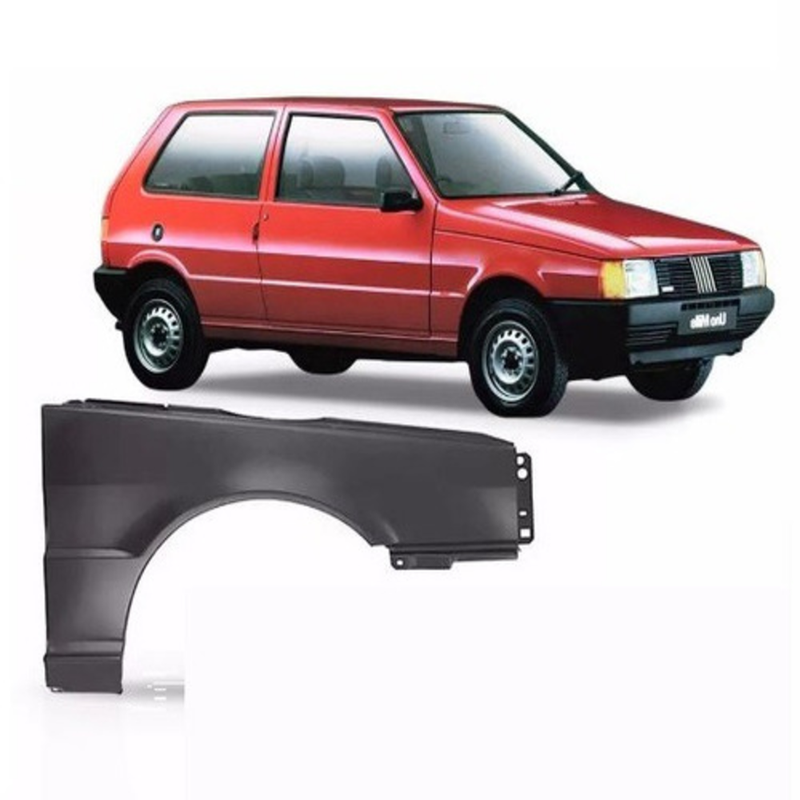 Paralama Fiat Uno 84/03 Direto Ponteiras Rodrigues 4462