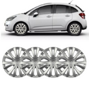 Jogo Calota 4 Pcs Aro 14 Citroen C3/c4 14/15 Aro Pressao Grid 136ar